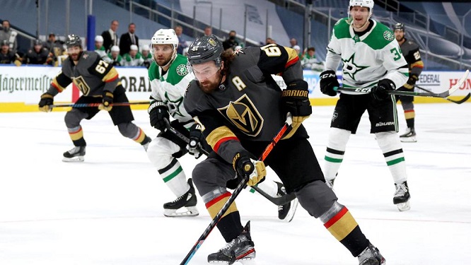 Vegas Golden Knights och Dallas Stars har tre olika år